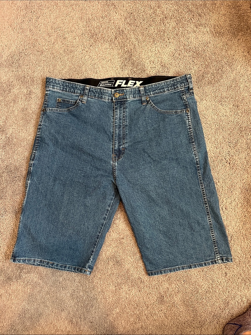 Dickies Flex Men's Blue Denim Jean Shorts